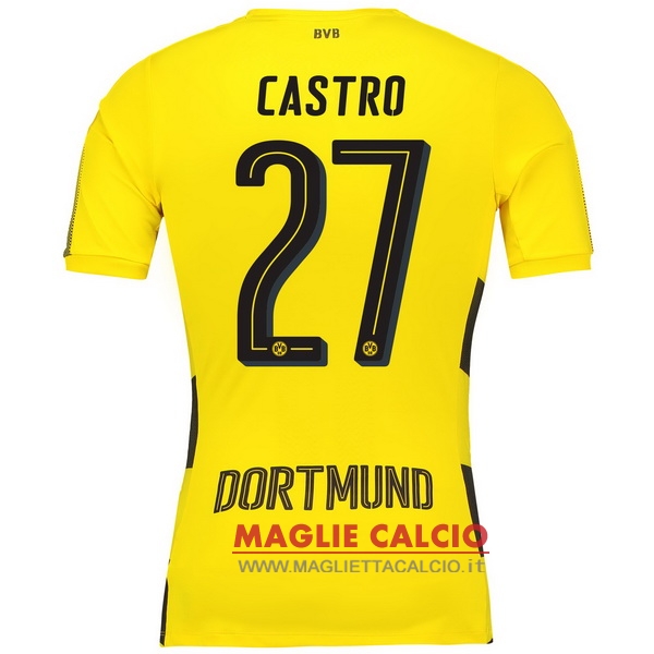 maglietta borussia dortmund 2017-2018 castro 27 prima